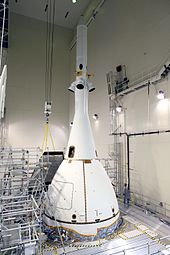 L'Orion EFT-1 nella sua carenatura con LAS, Ottobre 2014