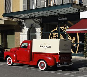 English: Favarger Antique Chevrolet Truck and ...