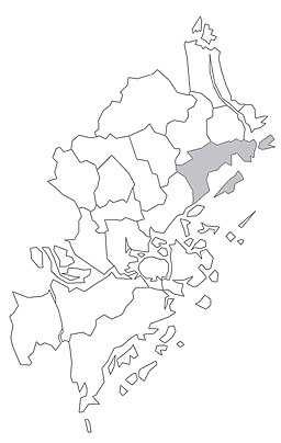 Frötuna och Länna skeppslags läge i Uppland.