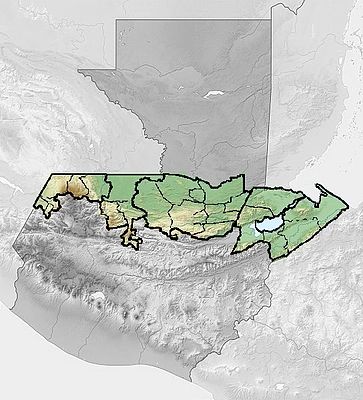 Location map Guatemala