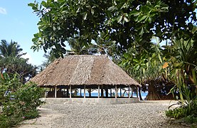 Une fale, habitation traditionnelle océanienne.