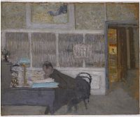 Édouard Vuillard, À la revue blanche (Portrait de Félix Fénéon), 1901