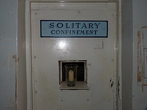 English: The Solitary Confinement cell of the ...