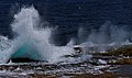 Hoge golven aan de kust