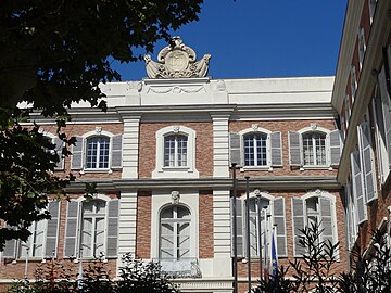 Détail de la façade sur jardin.