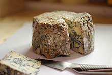 Stilton blue cheese Homemade Stilton Blue Cheese in UK.jpg