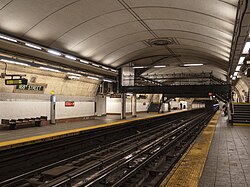 The 168th Street station's IRT platform