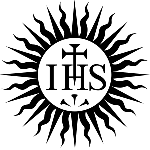 English: Monochrome version of the IHS emblem ...