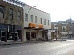Businesses in downtown Jacksboro.