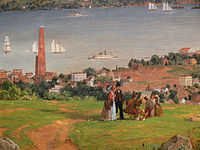 "The Narrows from Staten Island(一部)" (1868)