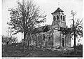 Vue de l'église détruite en 1918.