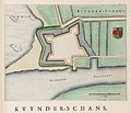 fort Kynder - Atlas van Loon (1649)