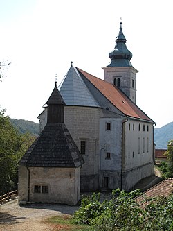 Zagaj, rimokatolička crkva "Marijino rojstvo" i kapela "Sv. Fabijan i Boštjan"