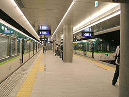 Keihan Nakanoshima-lijn op de kaart