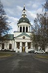 Skellefteå landsförsamlings kyrka, i sin nuvarande form från 1700-talet, men med anor från 1300-talet.