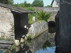 Un lavoir privé au bord de l'Erdre.