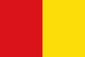 Drapeau de Liège aux couleurs rouge et jaune.