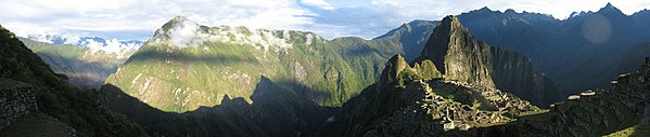 Panoramic photo of Machu Picchu III.