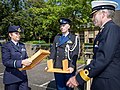 Commando-overdracht van de divisie Vastgoed en Beveiliging van het CDC aan commandeur Frank Foreman op 3 september 2014