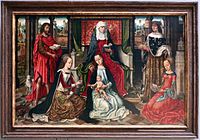 Αγία Άννα, Παρθένος και Βρέφος και Άγιοι, μεταξύ 1475-1500, Βρυξέλλες, Βασιλικά Μουσεία Καλών Τεχνών του Βελγίου