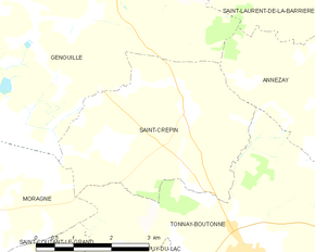 Poziția localității Saint-Crépin
