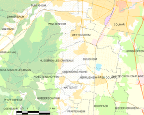 Poziția localității Eguisheim
