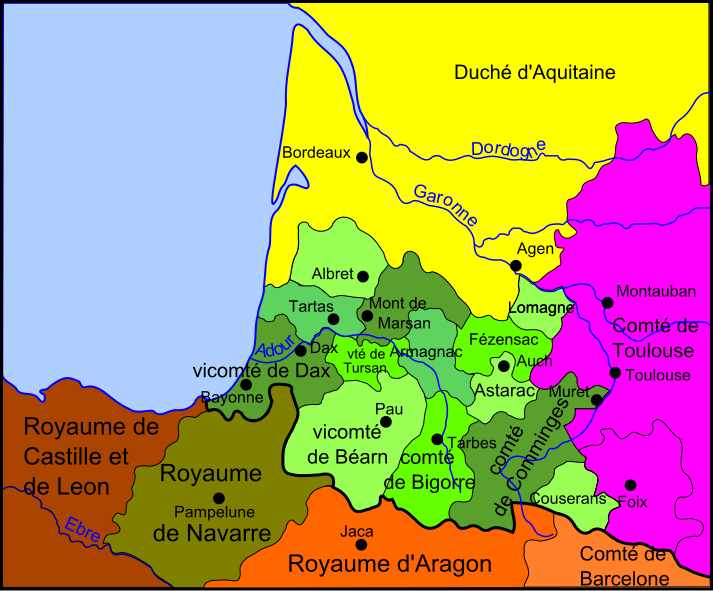 Fichier:Map fr duchy of Gascony 1150.svg