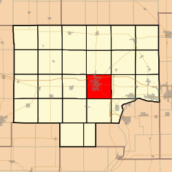 Location in Bureau County