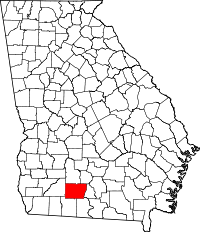 Image result for map of georgia with a star on colquitt county