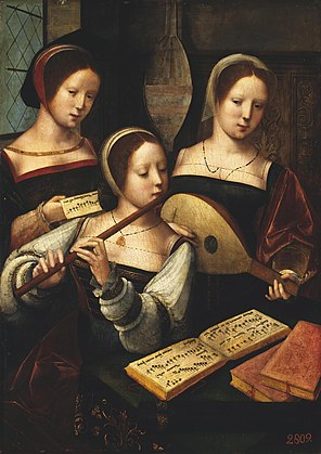 B. Les trois musiciennes, The State Hermitage Museum, Saint-Pétersbourg, inv. ГЭ-435.