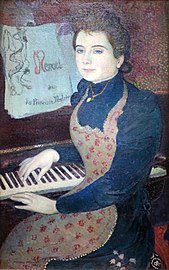 Marthe ved klaveret (Marthe au piano), 1891