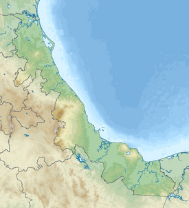 San Martín Tuxtla (Titépetl) ubicada en Veracruz