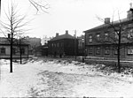 Korsningen mellan Georgsgatan och Nylandsgatan 1897. Foto: Alfred Edvard Rosenbröijer.