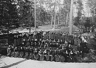 Rättvikskullor, gruppfoto, 1891.