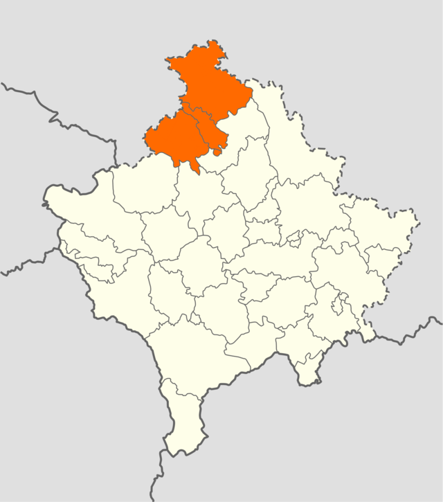 Localização  Kosovo do Norte