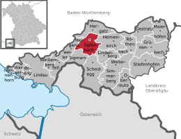 Opfenbach - Localizazion
