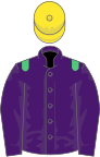 Purple, Emerald Green epaulets, Yellow cap