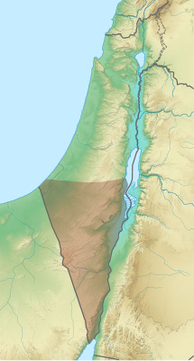 Негев на карте Израиля