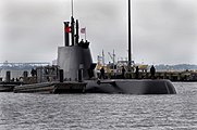 Portuguese Navy submarine NRP Tridente at Naval Station Norfolk