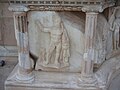 Théâtre de Sabratha, décoration du fond de l'orchestra