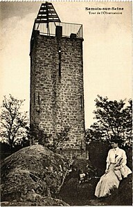 Ancienne carte postale représentant la tour.