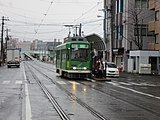 東屯田通停留場（2016年3月）