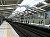 The tracks and platforms of Seibu-Shinjuku Station in 2012