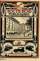 This 1922 pamphlet demonstrates the visions of progress and global importance in the peak period of industrialization in South Bend. South Bend, World Famed.jpg