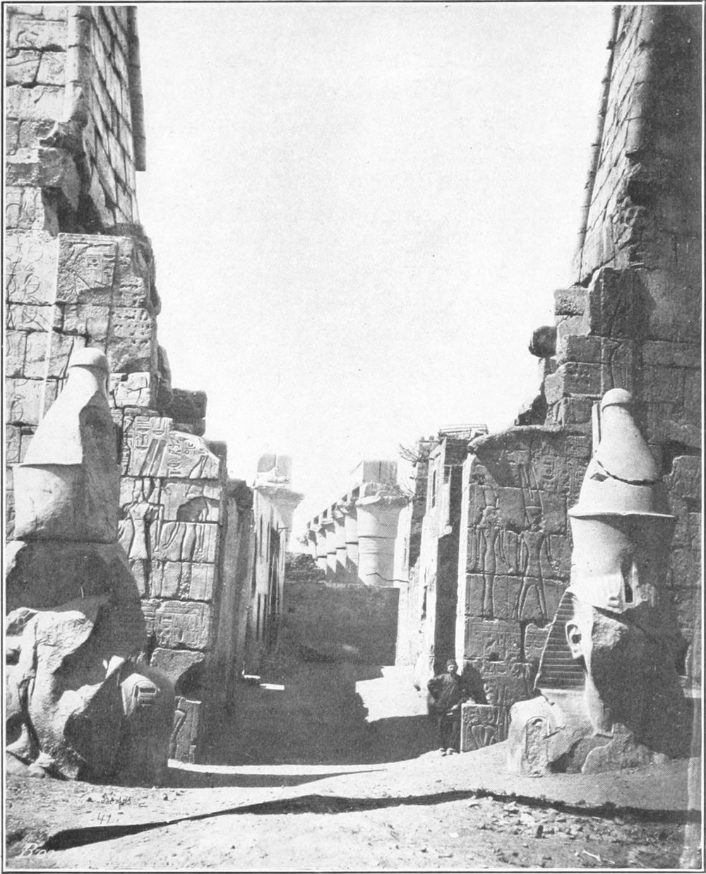 A photograph of the Temple at Luxor
