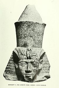 Голова статуї Сенусерта II. Каїрський єгипетський музей