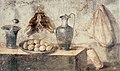 Image 13Eggs, thrushes, napkin, and vessels (wall painting from the House of Julia Felix, Pompeii) (from Culture of ancient Rome)