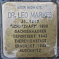 Stolperstein für Dr. Leo Markes