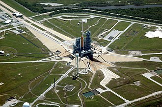 Launch pad at Kennedy Space Center Launch Complex 39B on Merritt Island, Florida Stspad39baerial.jpg