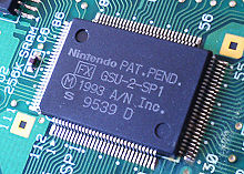 Super Mario World 2: Yoshi's Island has the Super FX chip. SuperFX GSU-2-SP1 chip.jpg